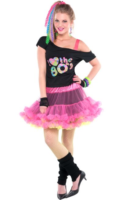 adult 80s valley girl costume deluxe  party city