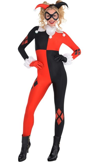 Quinn Costume RedBlue Costume Harley Costume Harlequin Costume