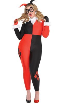 harley quinn fancy dress plus size