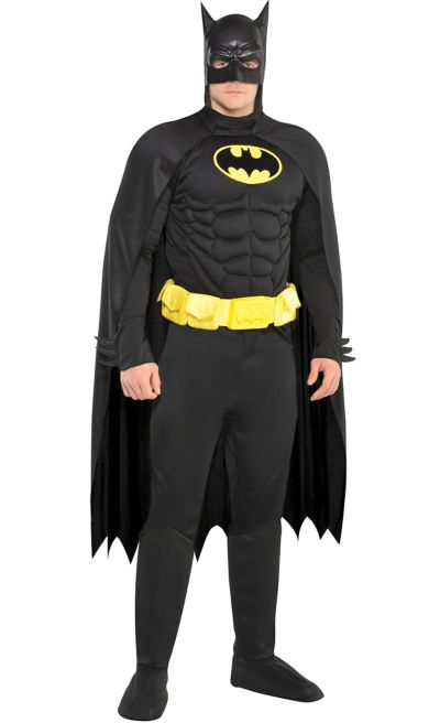 Adult Batman Muscle Costume Party City 9180