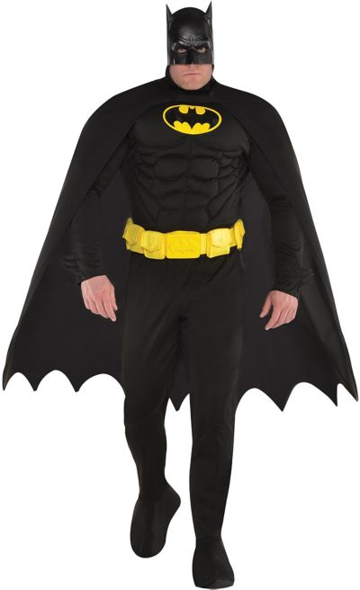 Adult Batman Muscle Costume Plus | City