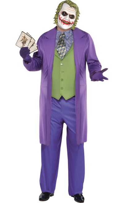 Adult Joker Costume Plus Size The Dark Knight Party City