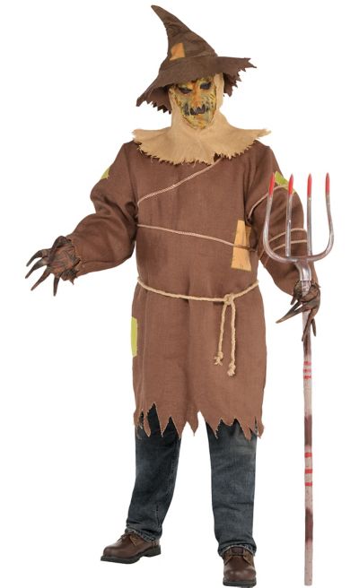 Adult Scary Scarecrow Costume Plus Size | Party City