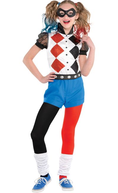 Child Harley Quinn Jumpsuit Costume