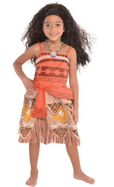 Girls Kids Moana Princess Costume Fancy Dress Child Halloween Cosplay Outfits 