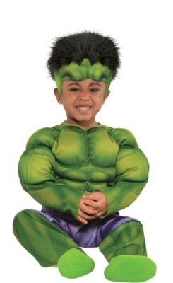 baby girl hulk costume