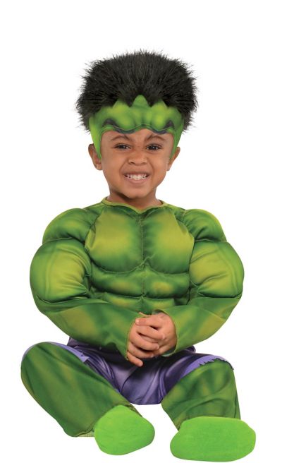 Kids Hulk Marvel Halloween Costume Wig 