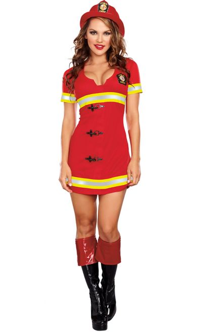 Adult Sexy Firefighter Costume | Party City