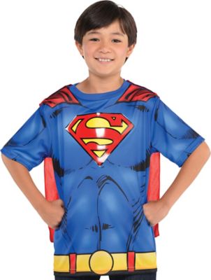 toddler superman shirt with cape