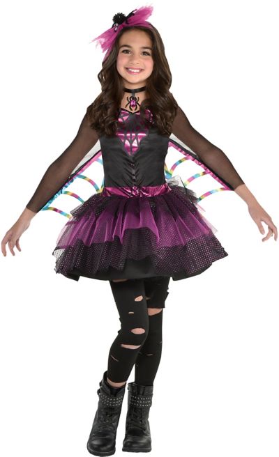 Girls Miss Wicked Web Spider Costume | Party City
