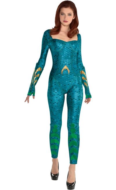 Womens Mera Catsuit - Aquaman | Party City