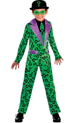 Boys Classic Riddler Costume - Batman | Party City Canada