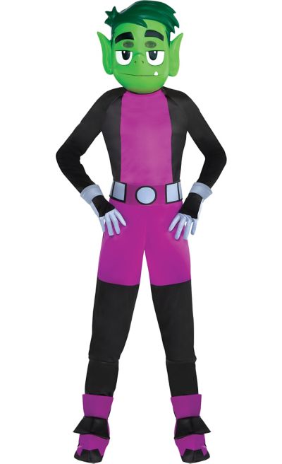 Boys Beast Boy Costume Teen Titans Go Party City