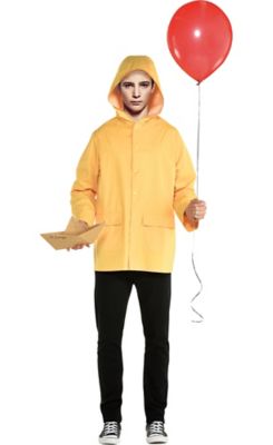 yellow raincoat