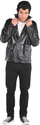 black leather jacket for teenager