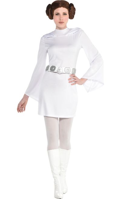 Womens Princess Leia Dress Star Wars Party City 