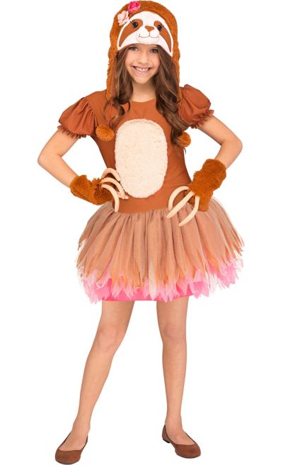 Girls Sassy Sloth Costume Party City