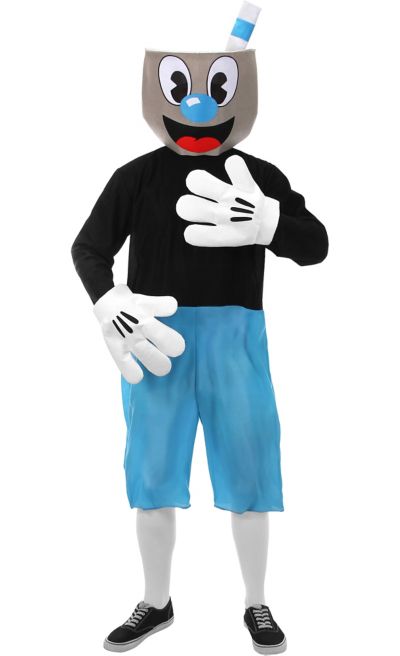 discount to 15 calculate how Adult Mugman Costume Cuphead   Party  City