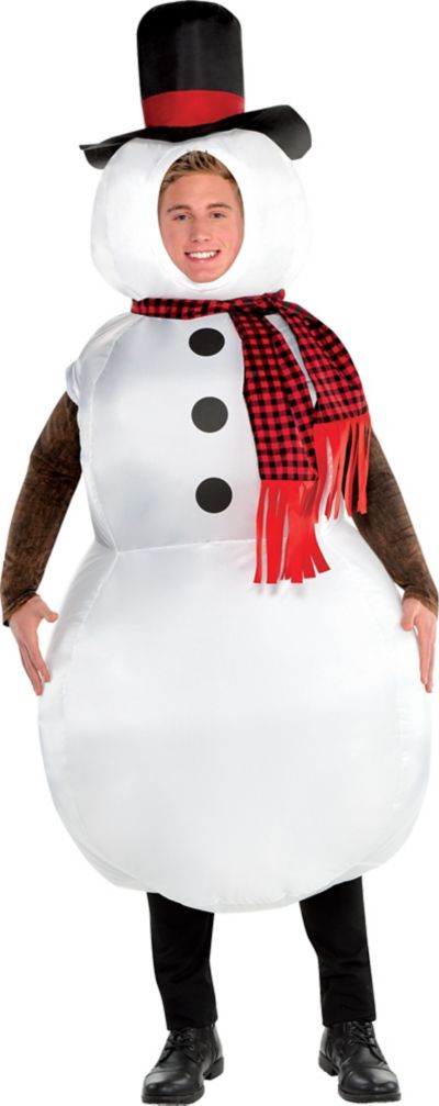 Kids Inflatable Snowman Funny Christmas Fancy Dress Costume