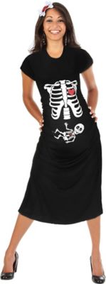 skeleton pregnancy costume