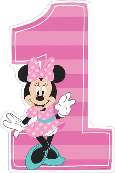 1 Count Birthday Party Supplies 3ft Tall Party City Minnie Mouse Forever Life-Size Cardboard Cutout