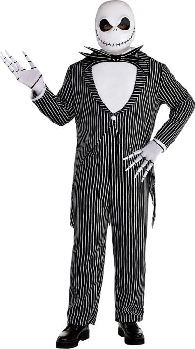 Jack Skellington Adult Standard Size Costume XL 42-46 