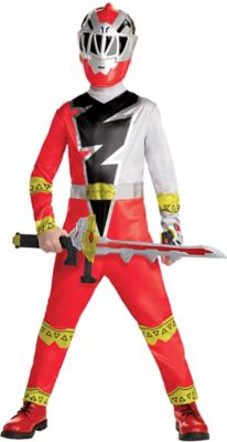 Kids' Red Dino Fury Ranger Costume 