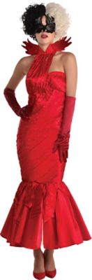 cruella de vil red dress costume