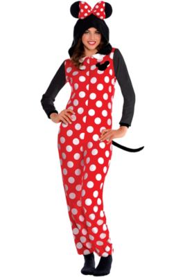 Minnie Mouse Kit Disney Rouge Déguisement Halloween Adulte Costume Accessoire